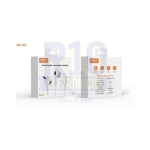 FONE KAIDI KD-A3 COM FIO PARA IPHONE