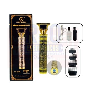 MAQUINA DE CORTAR CABELO KAPBOM KA-3606 DRAGÃO