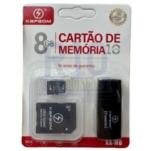 MICRO SD KAPBOM 8GB CLASSE 10 KA-M8