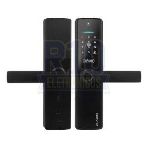 FECHADURA DIGITAL ELETRÔNICA COM CAMERA KNUP KP-CA609 WIFI/BIOMETRIA/SENHA/CARTÃO/CHAVE/APP