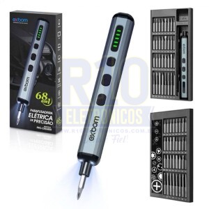 PARAFUSADEIRA ELÉTRICA EXBOM PRO-CKE6800 DE PRECISÃO 68EM1