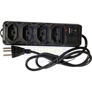 FILTRO DE LINHA 4 TOMADAS 85CM ELETRO GM-067