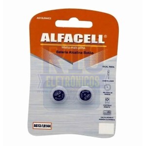 BATERIA LR44-2 ALFACELL AG13 CARTELA C/2 