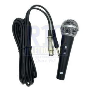 MICROFONE COM FIO ANJ.GG SM-58 3 METROS DE CABO