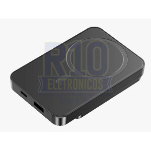 POWER BANK 10000MAH A'GOLD BTE-98 TURBO 22.5W INDUÇÃO MAGSAFE