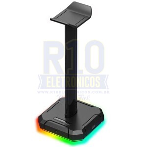 SUPORTE PARA READSET REDRAGON SCEPTER PRO GAMER COM LED RGB HA300