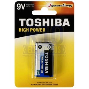 BATERIA 9V TOSHIBA ALCALINA 6LR61GCP BP-1CBH