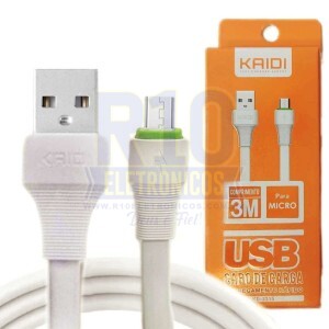 CABO USB V8 KAIDI 3M KD-332S COM CARREGAMENTO RÁPIDO