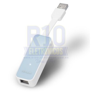 ADAPTADOR DE REDE TP-LINK UE200 USB PARA RJ45 10/100 MBPS