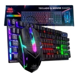 TECLADO E MOUSE KIT GAMER KNUP KP-TE115