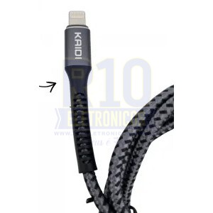 CABO USB IPHONE  KAIDI KD-2501A 1M REFORÇADO