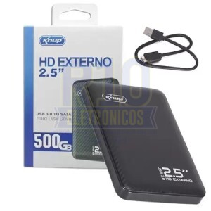 HD EXTERNO 500GB KNUP KP-HD810 USB 3.0 5GB/S