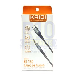 CABO DE AUDIO KAIDI KD-15C TIPO-C / P2 1M