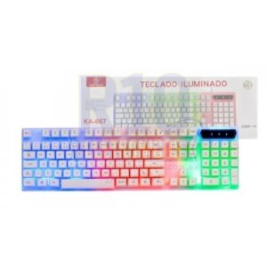 TECLADO GAMER KAPBOM KA-667 ILUMINADO