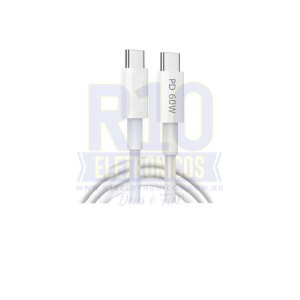 CABO USB-C TI-BLUE LE-886 PD60W USB-C/USB-C 60W REFORÇADO