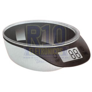 BALANÇA DIGITAL DE COZINHA TOMATE MH-506 5KG COM BANDEJA REMOVÍVEL