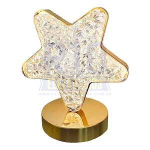 LUMINÁRIA CRIATIVA BMAX BM-F1192 (ESTRELA) RECARREGÁVEL