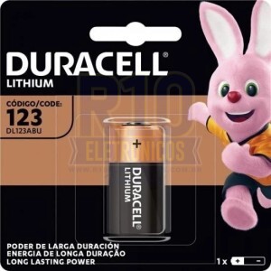 BATERIA DURACEL CR123 DL123ABU CARTEA C/1
