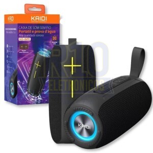 CAIXA DE SOM BLUETOOTH KAIDI KD-850 20W A PROVA D'ÁGUA