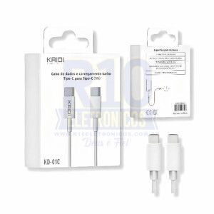 CABO USB TIPO-C / TIPO-C 1M KAIDI KD-01C