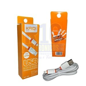 CABO USB IPHONE KAIDI KD-39A 1M CARREGAMENTO RÁPIDA