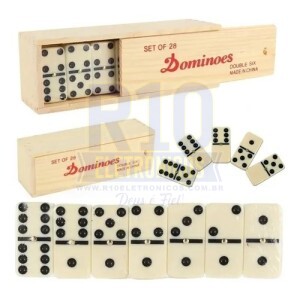 DOMINÓ KAPBOM DOUBLE SIX CX/MADEIRA KA-6959