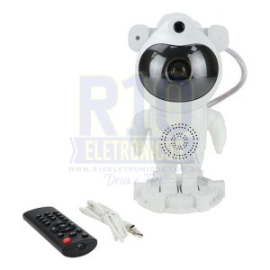 CAIXA DE SOM BLUETOOTH KAPBOM KA-L60 ASTRONAUTA COM PROJETOR