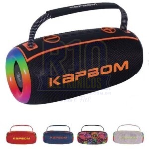 CAIXA DE SOM BLUETOOTH KAPBOM KA-8073 20W RGB IPX6